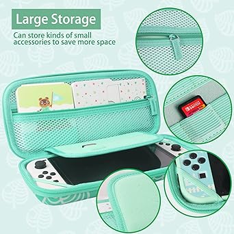 TIKOdirect Case for Nintendo Switch OLED with Thumb Grips and Protectors 2 TIKOdirect Case for Nintendo Switch OLED with Thumb Grips and Protectors - Image 2