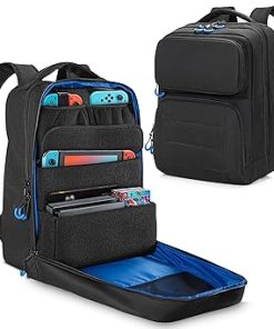 Travel Storage Backpack for Nintendo Switch Lite OLED with Pockets Travel Storage Backpack for Nintendo Switch Lite OLED with Pockets