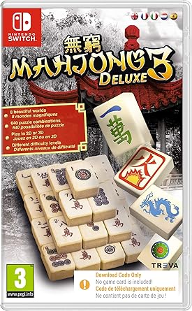 Mahjong Deluxe 3 for Nintendo Switch – Enjoy Classic Puzzle Fun Mahjong Deluxe 3 for Nintendo Switch - Enjoy Classic Puzzle Fun