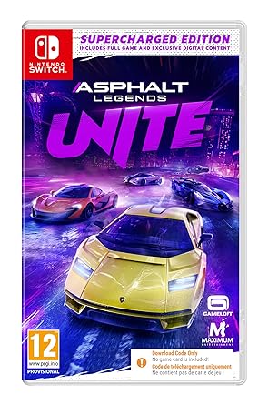Asphalt Legends Unite Supercharged Edition Nintendo Switch Code Box Asphalt Legends Unite Supercharged Edition Nintendo Switch Code Box