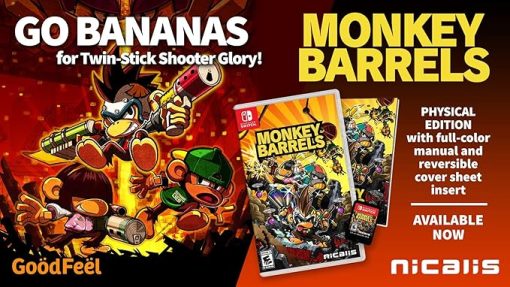 Monkey Barrels for Nintendo Switch - Action-Packed Fun