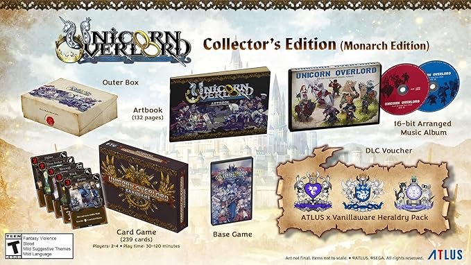 Unicorn Overlord Collector’s Edition (Monarch Edition) – Nintendo Switch Unicorn Overlord Collector's Edition (Monarch Edition) - Nintendo Switch