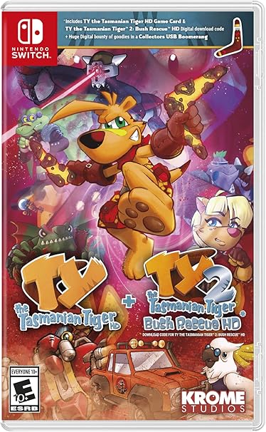 Ty The Tasmanian Tiger HD and Bush Rescue Bundle for Nintendo Switch Ty The Tasmanian Tiger HD and Bush Rescue Bundle for Nintendo Switch