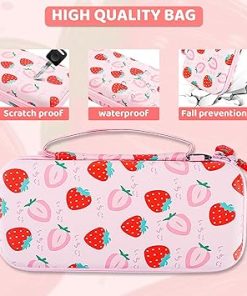 Nintendo Switch Lite Carrying Case with Strawberry Design and Accessories 2 Nintendo Switch Lite Carrying Case with Strawberry Design and Accessories 2