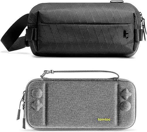 Tomtoc Compact EDC Sling Bag and Slim Case for Nintendo Switch Tomtoc Compact EDC Sling Bag and Slim Case for Nintendo Switch