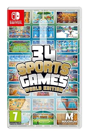 34 Sports Games World Edition for Nintendo Switch 34 Sports Games World Edition for Nintendo Switch