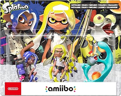 Amiibo Splatoon 3 Three in One Pack for Collectors and Gamers Amiibo Splatoon 3 Three in One Pack for Collectors and Gamers