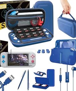 Orzly Switch Lite Accessory Bundle Case Screen Protector USB Cable Orzly Switch Lite Accessory Bundle Case Screen Protector USB Cable