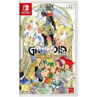Grandia HD Collection for Nintendo Switch Best RPG Adventure Game Grandia HD Collection for Nintendo Switch Best RPG Adventure Game