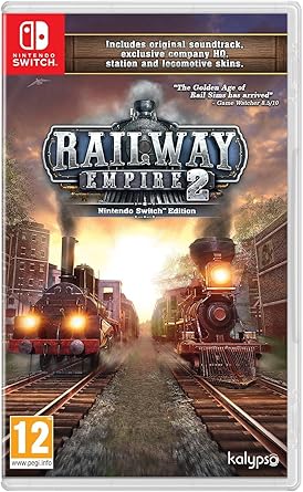 Railway Empire 2 Deluxe Edition Compatible with Switch UK PAL Railway Empire 2 Deluxe Edition Compatible with Switch UK PAL