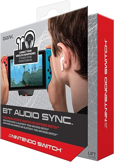Bionik BT Audio Sync Wireless Adapter for Nintendo Switch and More Bionik BT Audio Sync Wireless Adapter for Nintendo Switch and More