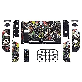 Colorful Border Screen Protector and DIY Full Set Shell for Nintendo Switch 2 Colorful Border Screen Protector and DIY Full Set Shell for Nintendo Switch - Image 2