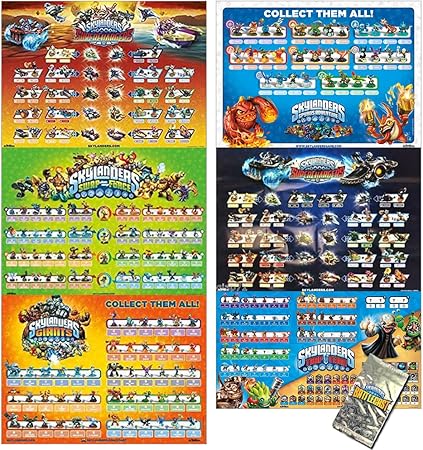 Skylanders Value Pack 6 Posters Bonus Spyros Adventure Giants Swap Force Skylanders Value Pack 6 Posters Bonus Spyros Adventure Giants Swap Force