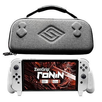 Satisfye ZenGrip Ronin White Slim Bundle for Nintendo Switch OLED Satisfye ZenGrip Ronin White Slim Bundle for Nintendo Switch OLED