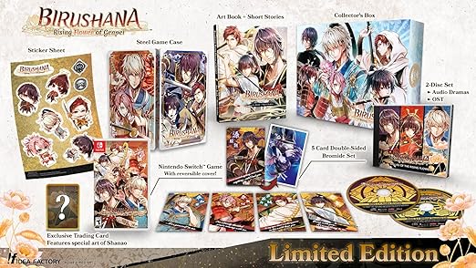 Birushana Rising Flower of Genpei Limited Edition Nintendo Switch Birushana Rising Flower of Genpei Limited Edition Nintendo Switch