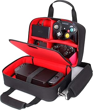 USA GEAR Nintendo Switch Carrying Case with Customizable Interior USA GEAR Nintendo Switch Carrying Case with Customizable Interior