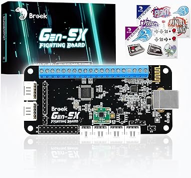 Brook Gen5X Fighting Board with Sticker for PS5, Xbox, Switch, PC Brook Gen5X Fighting Board with Sticker for PS5, Xbox, Switch, PC