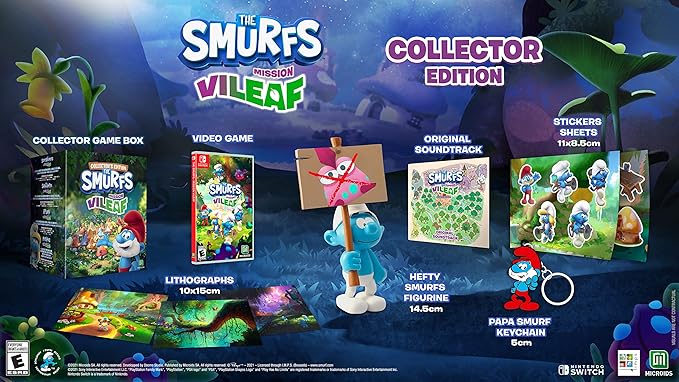 The Smurfs: Mission Vileaf – Collector’s Edition Nintendo Switch 2 The Smurfs: Mission Vileaf - Collector's Edition Nintendo Switch - Image 2