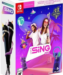 Lets Sing 2025 Two Microphone Bundle for Nintendo Switch Lets Sing 2025 Two Microphone Bundle for Nintendo Switch