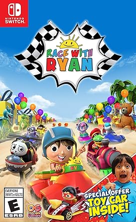 Nintendo Switch Race With Ryan Video Game Plus Exclusive Toy Car Nintendo Switch Race With Ryan Video Game Plus Exclusive Toy Car