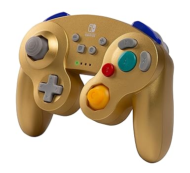 PowerA Wireless GameCube Style Controller for Nintendo Switch Gold PowerA Wireless GameCube Style Controller for Nintendo Switch Gold