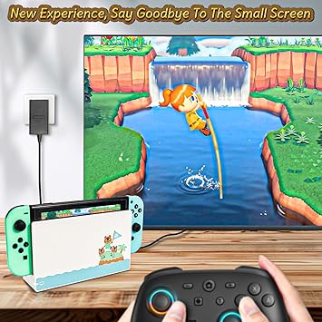 Nintendo Switch Dock Station Replacement 4K HDMI TV Adapter Set 2 Nintendo Switch Dock Station Replacement 4K HDMI TV Adapter Set - Image 2