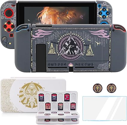 Zelda Style Hard Shell Case for Nintendo Switch with Game Card Storage Zelda Style Hard Shell Case for Nintendo Switch with Game Card Storage