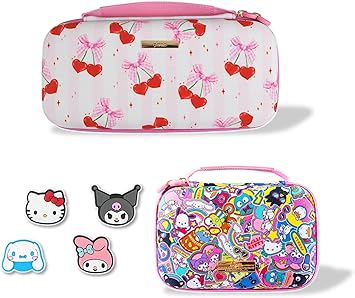 Sonix Hello Kitty Nintendo Switch Thumb Grips with Carrying Case Sonix Hello Kitty Nintendo Switch Thumb Grips with Carrying Case