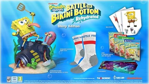 SpongeBob Battle for Bikini Bottom Rehydrated Shiny Edition Nintendo Switch - Image 2
