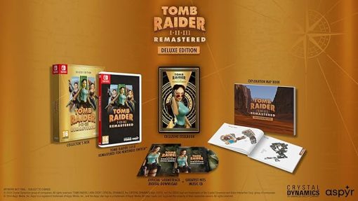 Tomb Raider 1-3 Remastered - Deluxe Edition for Nintendo Switch - Image 2