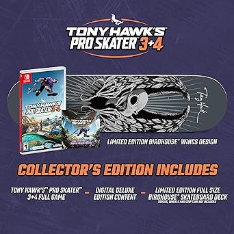 Tony Hawk’s™ Pro Skater™ 3 + 4 – Collector’s Edition – Nintendo Switch 2 Tony Hawk's™ Pro Skater™ 3 + 4 – Collector's Edition – Nintendo Switch - Image 2