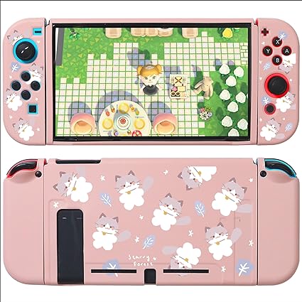 Cute Protective Case for Nintendo Switch OLED with Kawaii Cover Shell Cute Protective Case for Nintendo Switch OLED with Kawaii Cover Shell