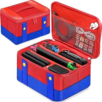 8 Piece Accessories Set for Nintendo Switch OLED Lite Storage Case 2 8 Piece Accessories Set for Nintendo Switch OLED Lite Storage Case - Image 2