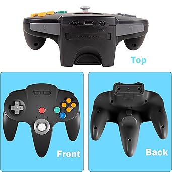 2 Pack Wireless N64 Controller with USB Receiver for PC and Mac 2 2 Pack Wireless N64 Controller with USB Receiver for PC and Mac - Image 2