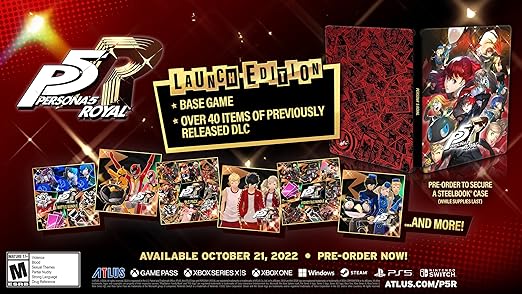 Persona 5 Royal: Steelbook Launch Edition – Nintendo Switch 2 Persona 5 Royal: Steelbook Launch Edition - Nintendo Switch - Image 2