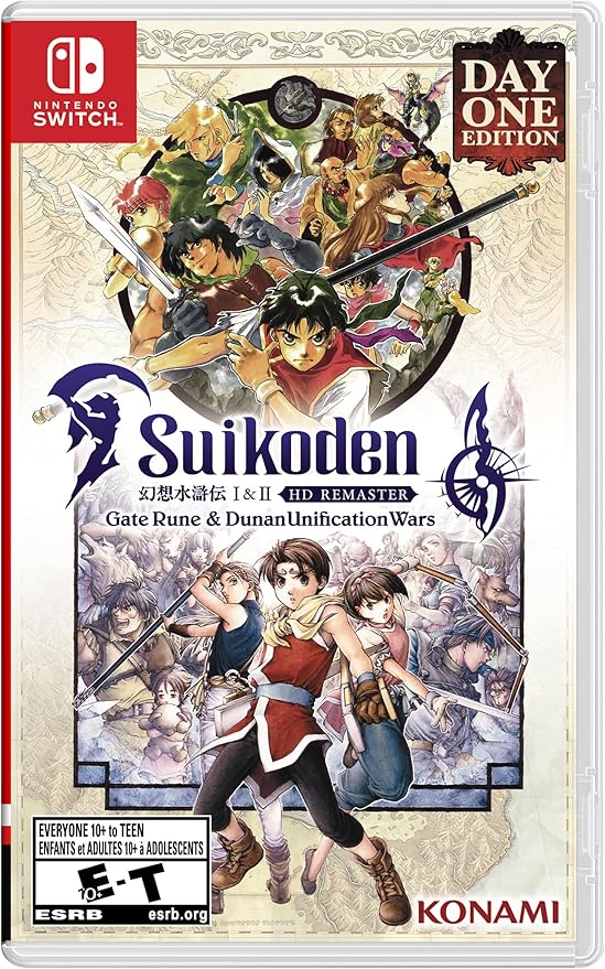 Suikoden I and II HD Remastered for Nintendo Switch Day One Edition Suikoden I and II HD Remastered for Nintendo Switch Day One Edition