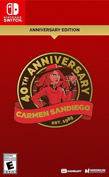 Carmen Sandiego 40th Anniversary Edition for Nintendo Switch Carmen Sandiego 40th Anniversary Edition for Nintendo Switch
