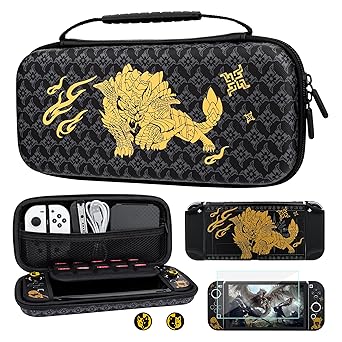 Nintendo Switch OLED Carry Case Bundle for Monster Hunter Rise Nintendo Switch OLED Carry Case Bundle for Monster Hunter Rise