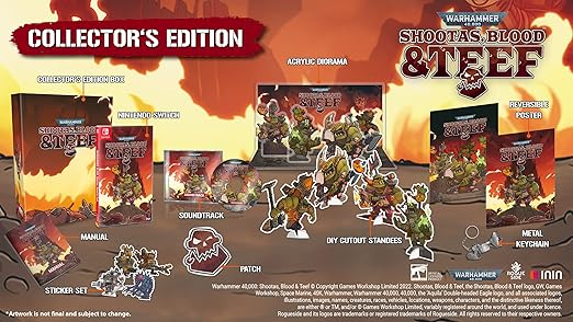 Warhammer 40000 Shootas Blood and Teef Collector Edition Nintendo Switch 2 Warhammer 40000 Shootas Blood and Teef Collector Edition Nintendo Switch - Image 2