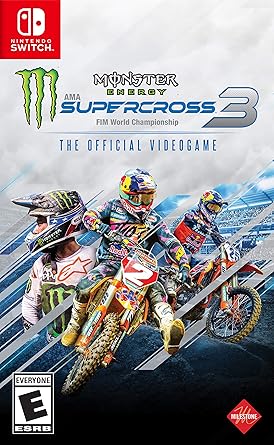 Monster Energy Supercross The Official Videogame 3 for Nintendo Switch Monster Energy Supercross The Official Videogame 3 for Nintendo Switch