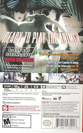 STEINS GATE ELITE for Nintendo Switch – Ultimate Gaming Experience 2 STEINS GATE ELITE for Nintendo Switch - Ultimate Gaming Experience - Image 2