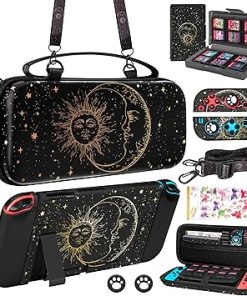 9in1 Sun Moon Witchy Switch Case Bundle for Nintendo Switch Accessories