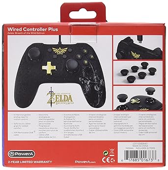 PowerA Wired Controller for Nintendo Switch Zelda Breath of the Wild 2 PowerA Wired Controller for Nintendo Switch Zelda Breath of the Wild - Image 2