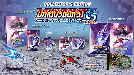 DARIUSBURST CS CORE + TAITO/SEGA Pack – Collector’s Edition – LIMITED (Nintendo Switch) DARIUSBURST CS CORE + TAITO/SEGA Pack - Collector's Edition - LIMITED (Nintendo Switch)